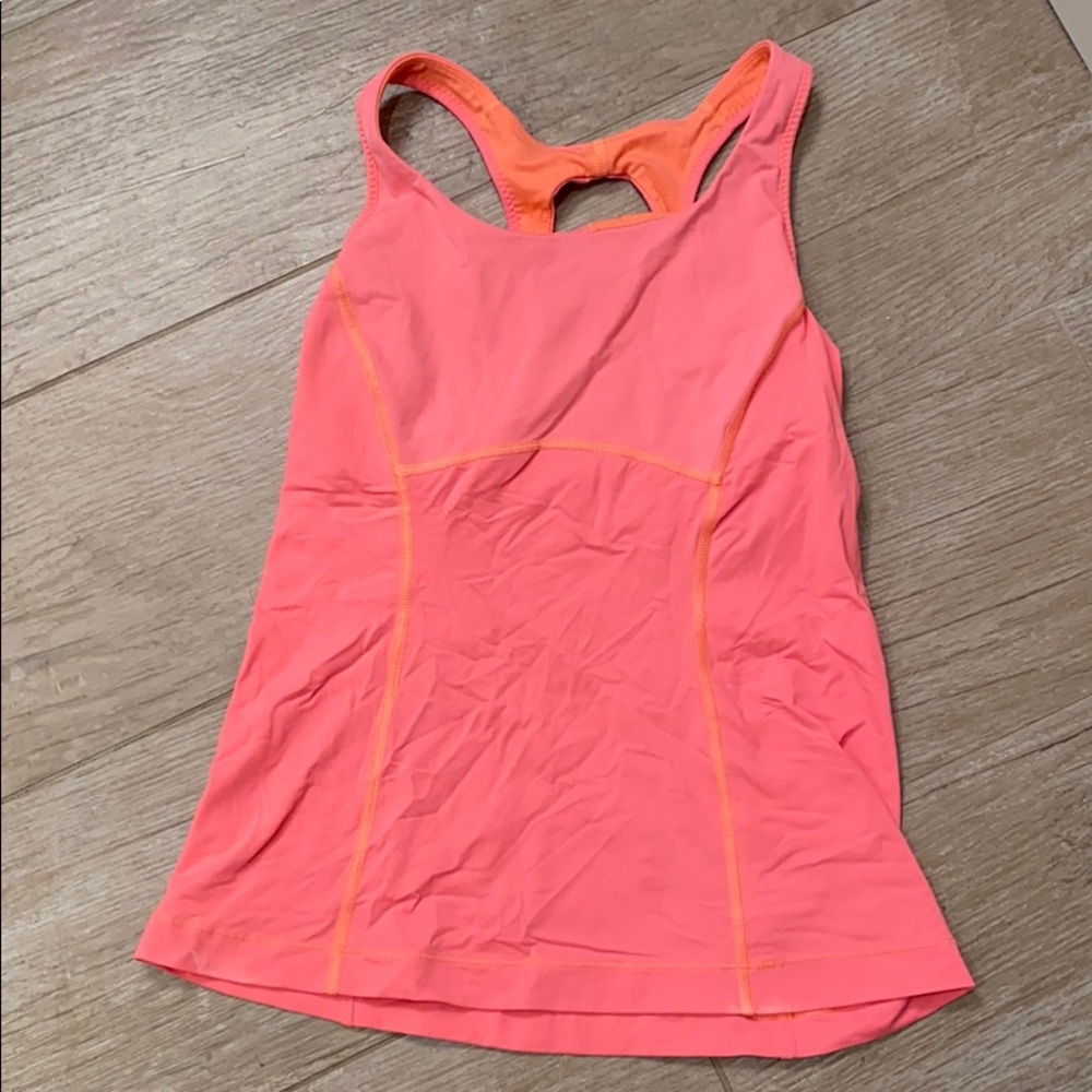 LULULEMON NEON PINK TANK TOP